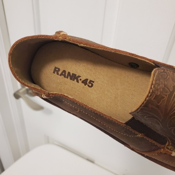 NWOB RANK•45 Amberlin Textured Print Leather Pullon Casual Shoes Size 7.5 - Picture 6 of 14